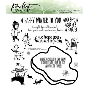 A Happy Winter to You - Picket Fence Studios