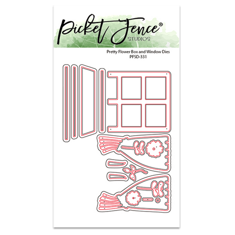 Pretty Flower Box and Window Dies - Picket Fence Studios