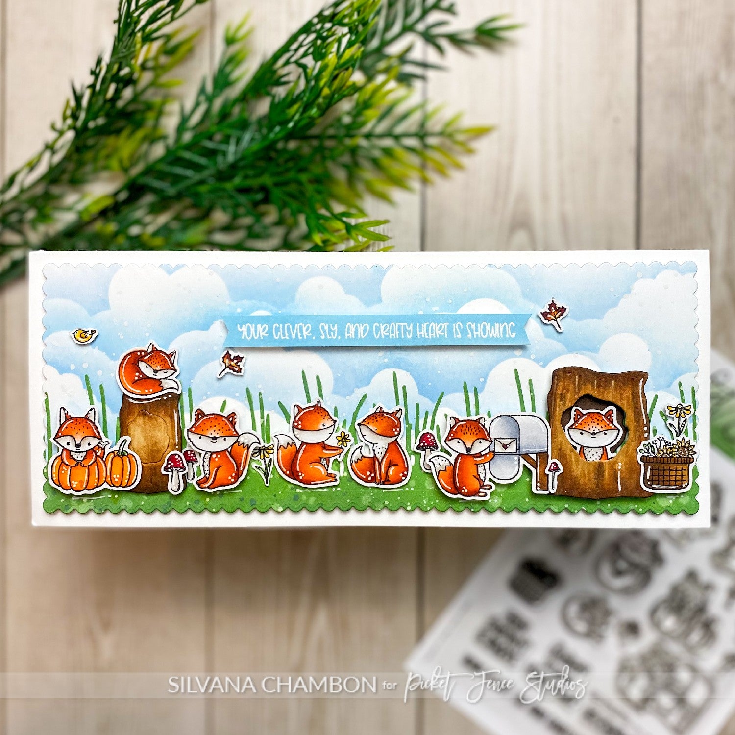 Crafty Foxes Slimline Fun