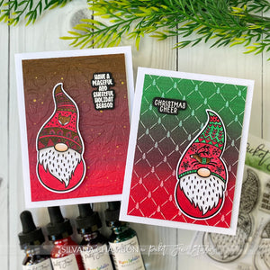 Cheerful Winter Gnomes card set