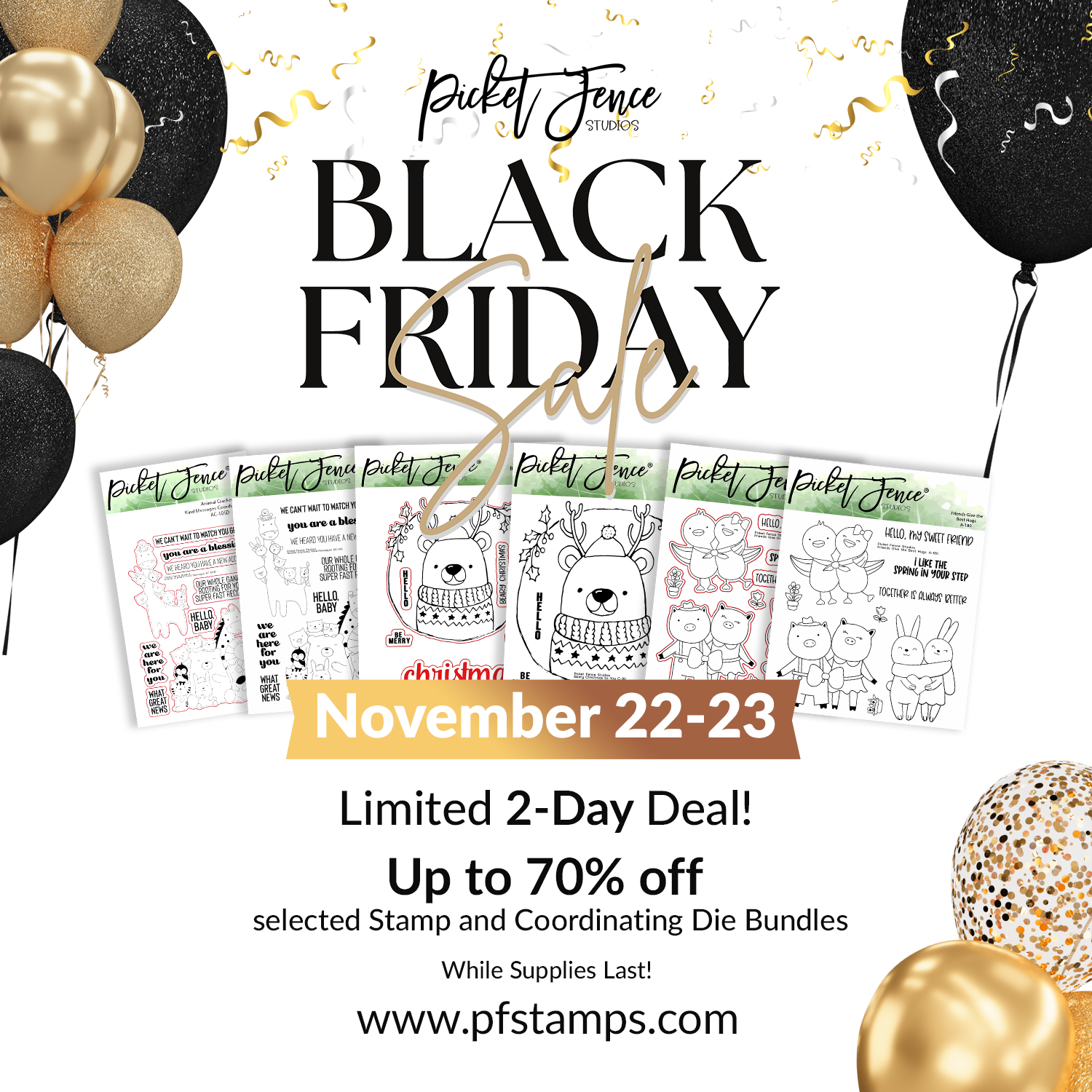 Black Friday Deals + Six Card Ideas!