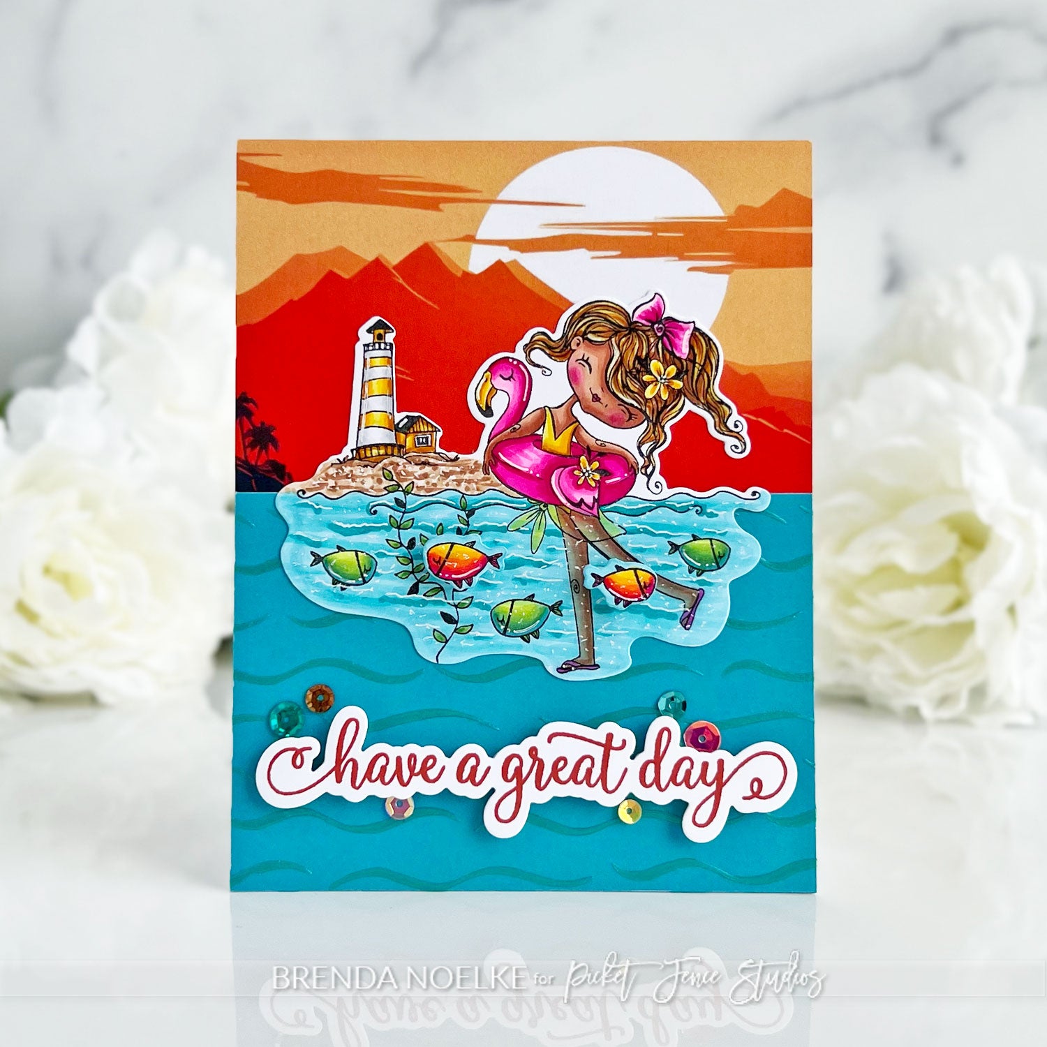 Have a Great Day - Beach Scene