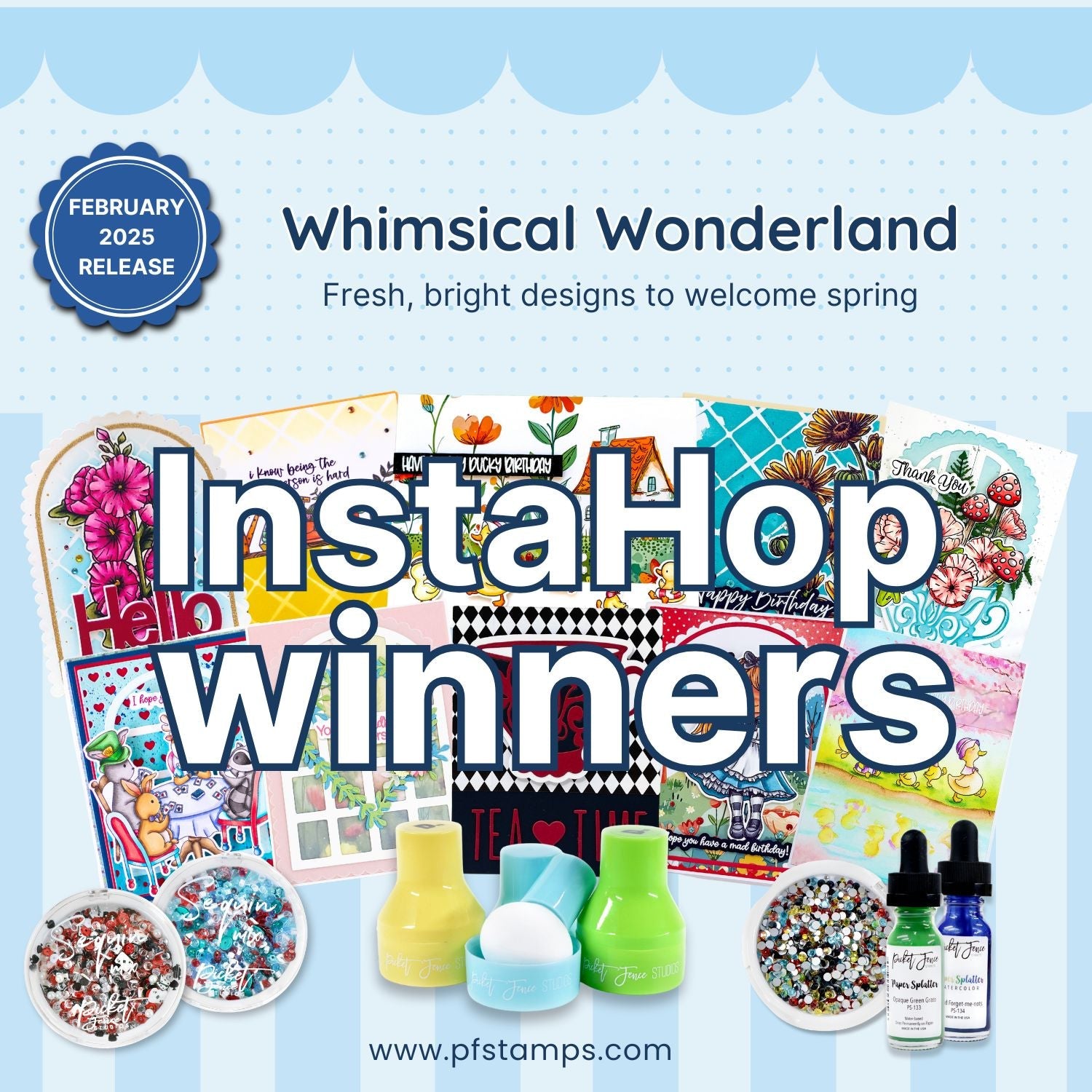 February Release Instagram Hop Winners