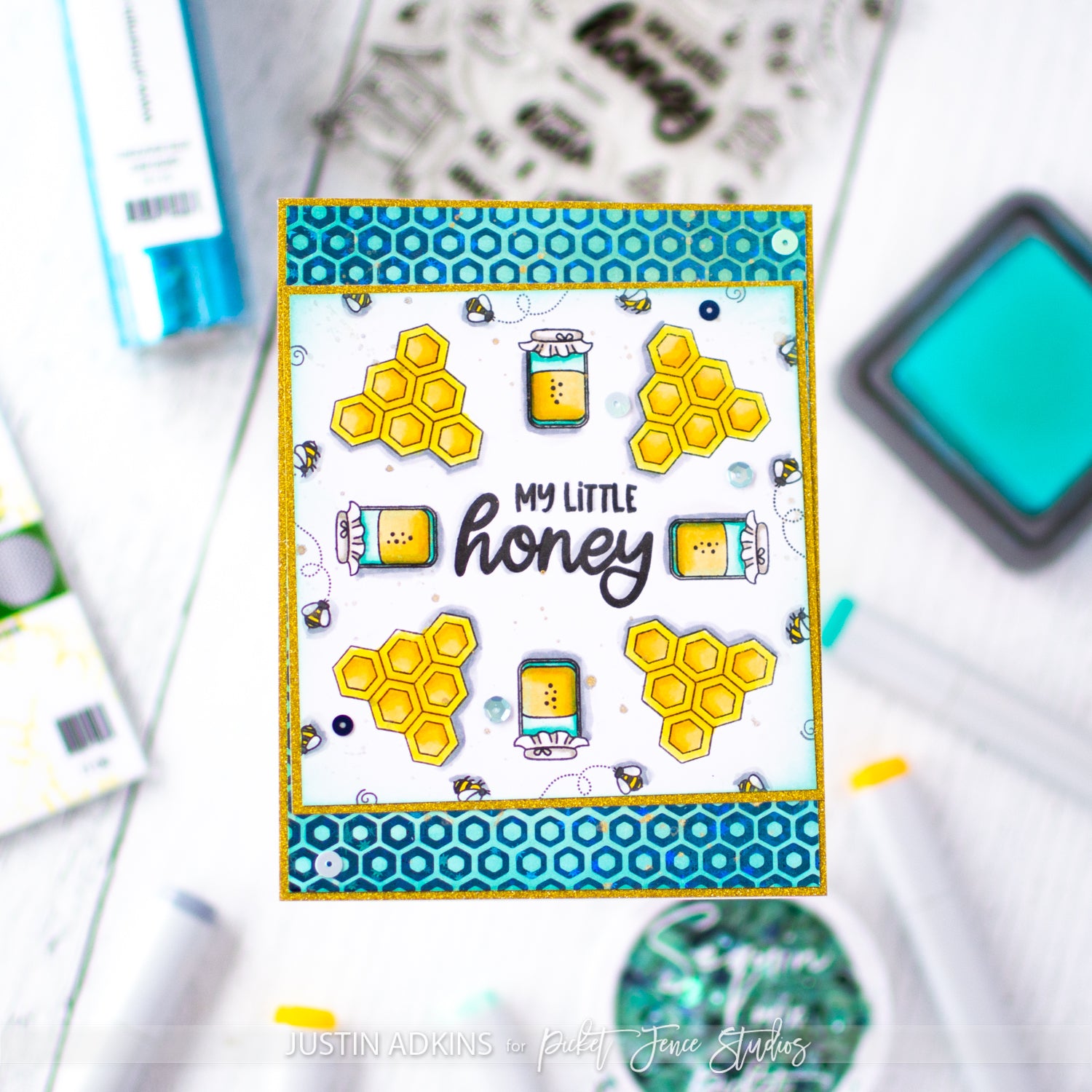 Foiled Beehive Fun with Justin