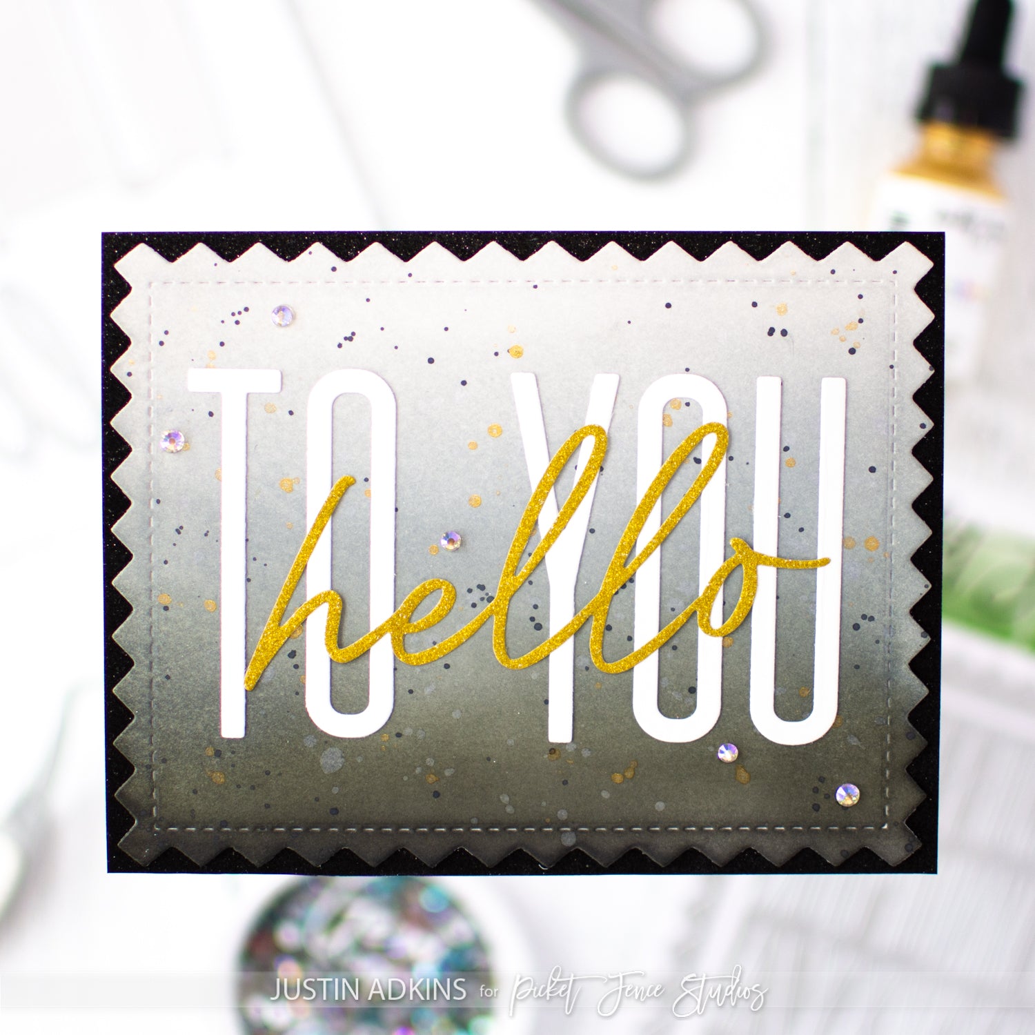 Elegant Hello to You Card with Justin Adkins