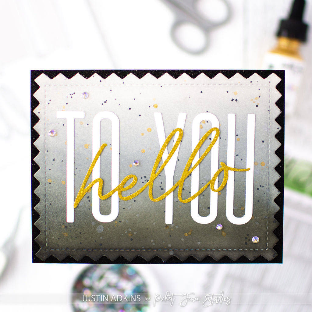 Elegant Hello to You Card with Justin Adkins