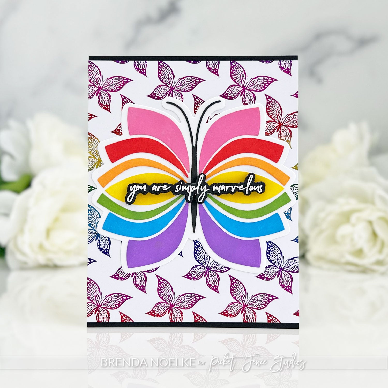 You Are Simply Marvelous - Layering Fauna Butterfly