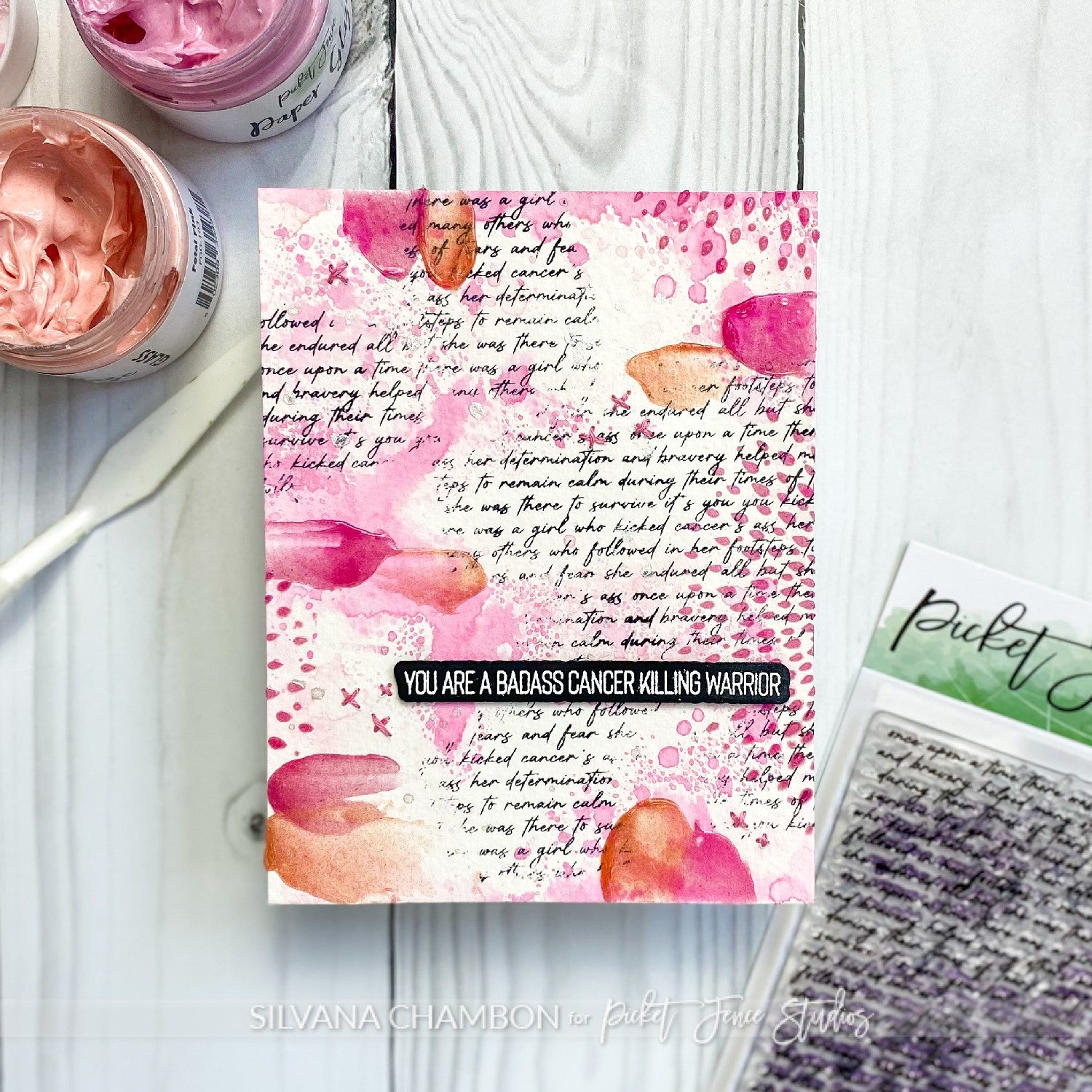 A card for a badass cancer killing warrior