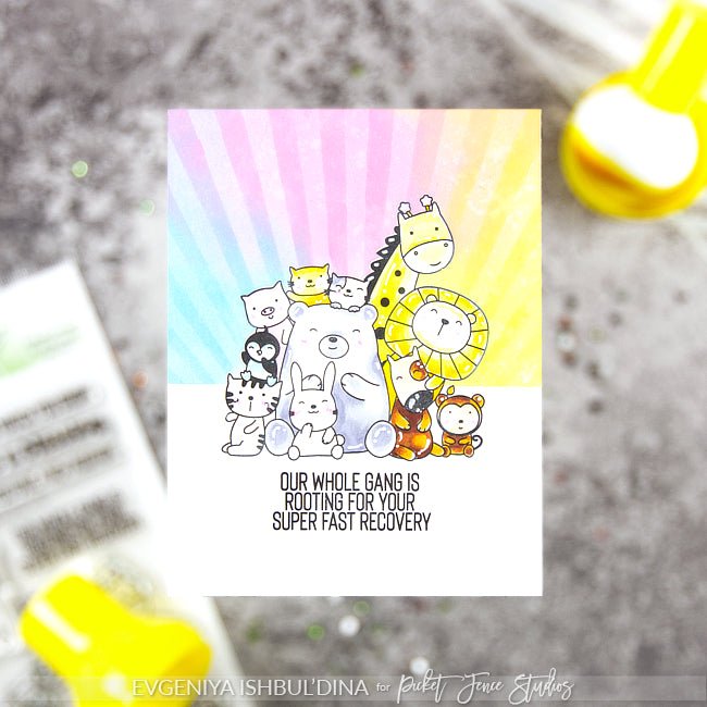 Animal Crackers: Kind Messages Card - Picket Fence Studios