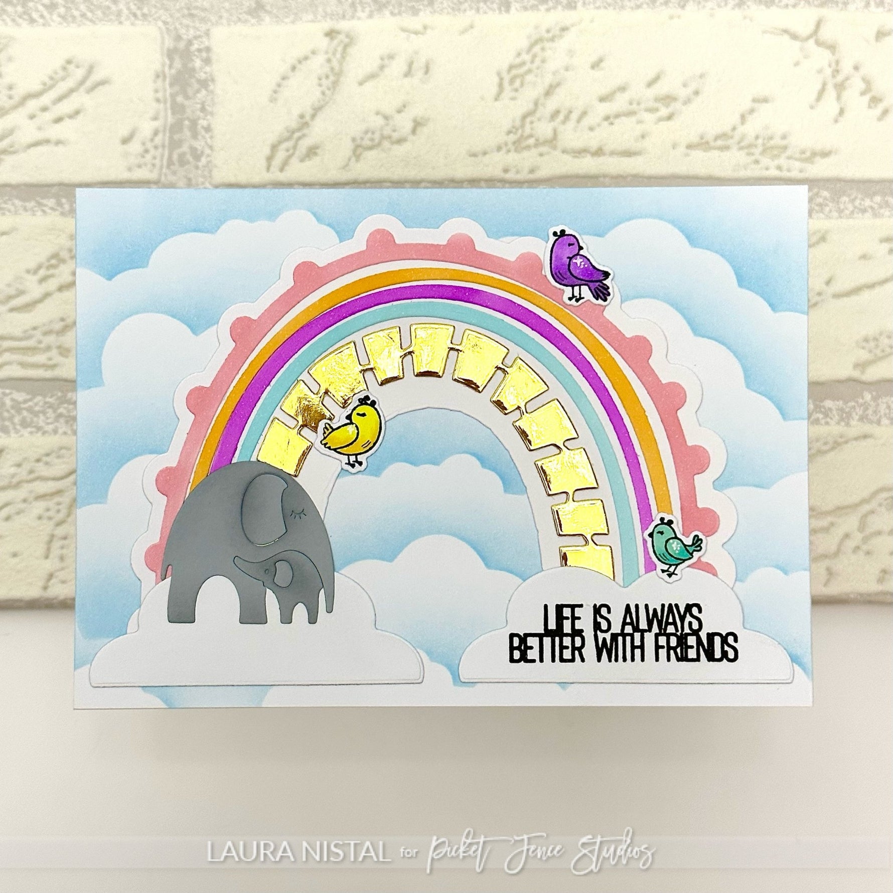 Another Rainbow for all Seasons by Laura - Picket Fence Studios