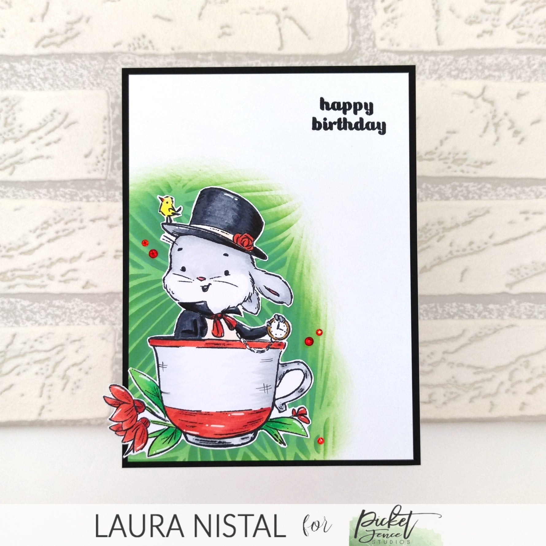 Birthday card by Laura - Picket Fence Studios