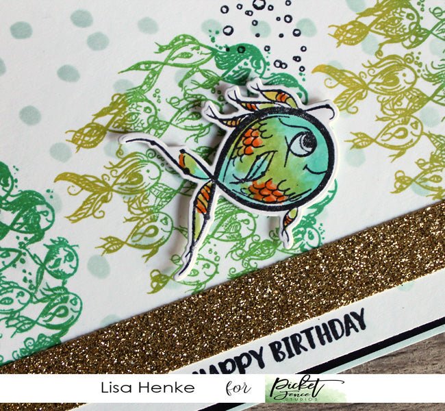 Birthday Fishes and a Touch of Glitter