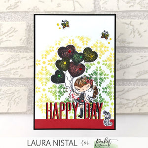 Birthday girl card by Laura