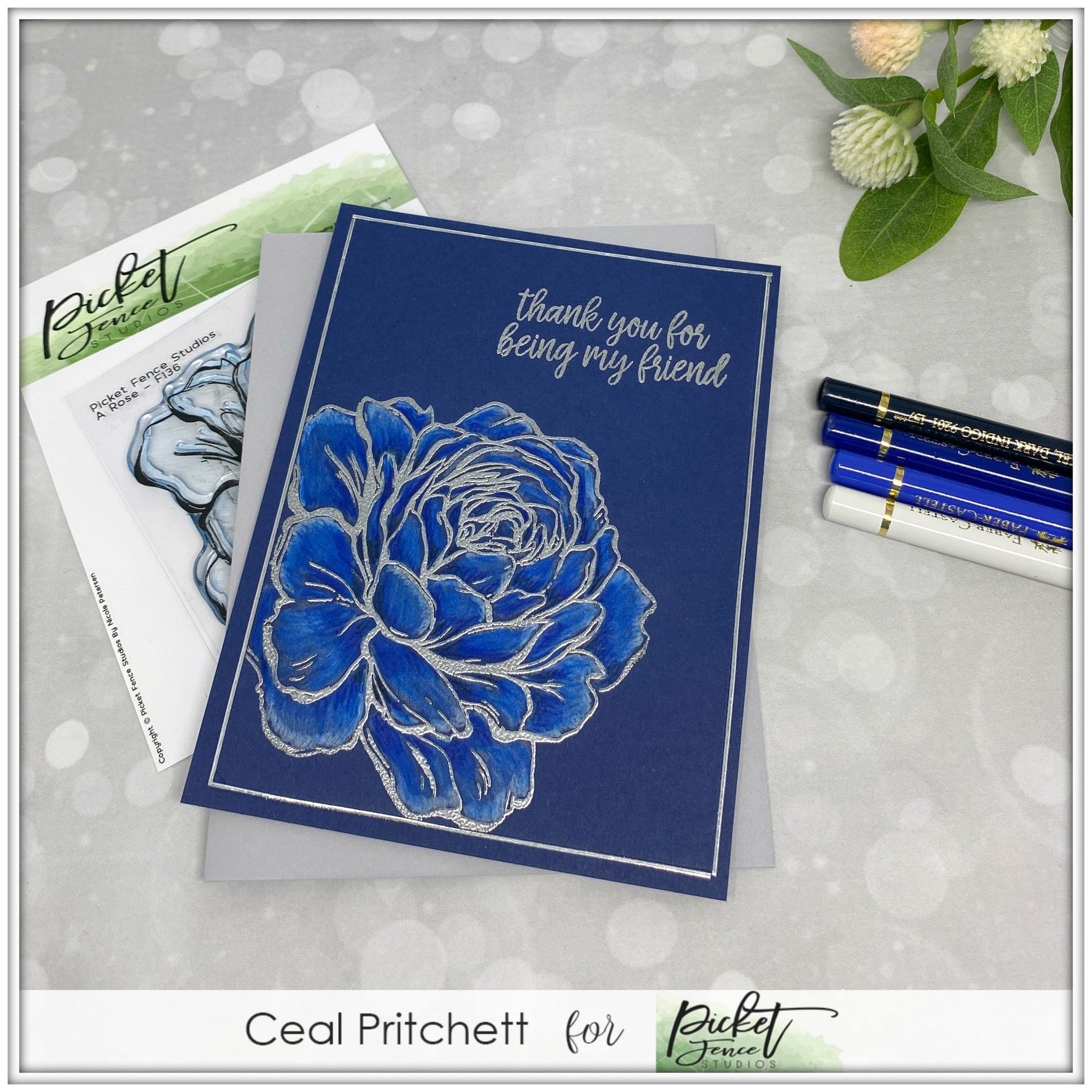 Blue Rose with Ceal Pritchett - Picket Fence Studios