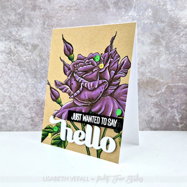 Budding Roses with a touch of pencils - Picket Fence Studios