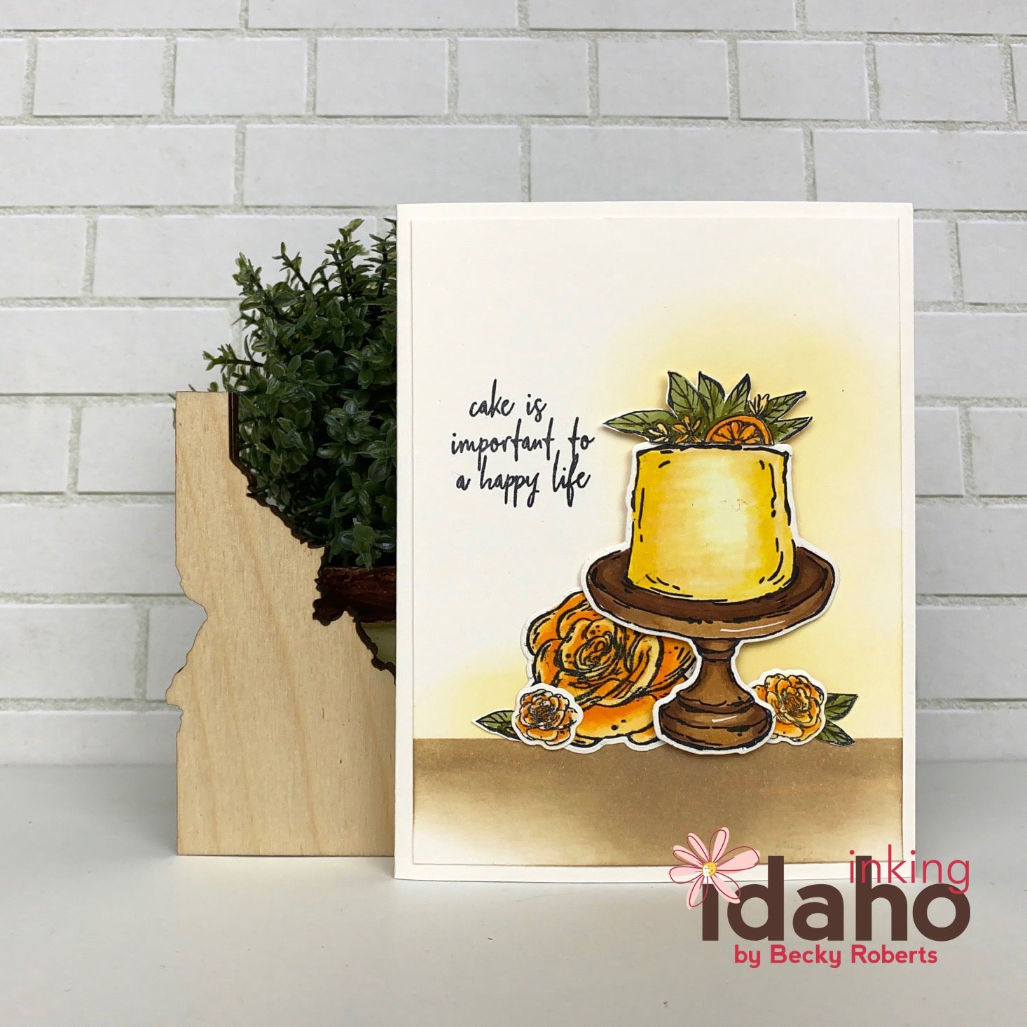 Cake Is Important To A Happy Life! - Picket Fence Studios