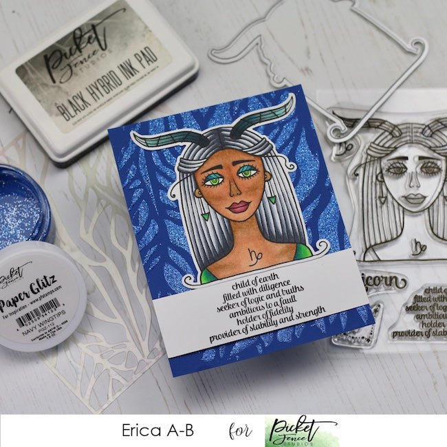 Capricorn Girl cards with Erica - Picket Fence Studios