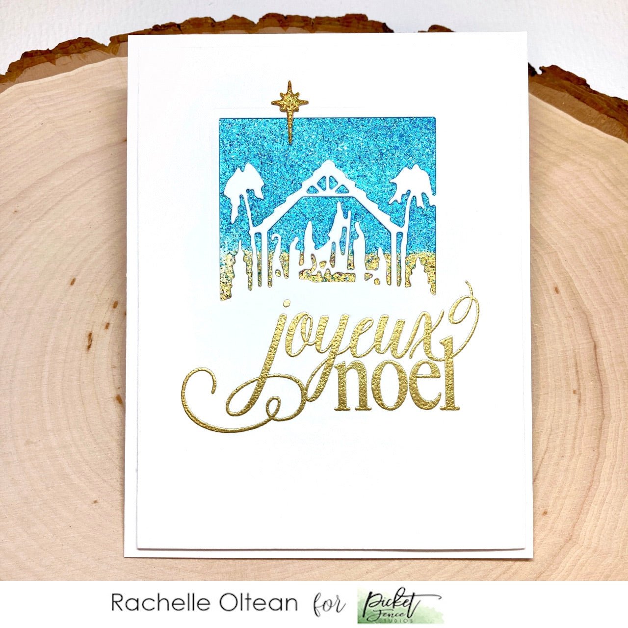CAS Paper Glitz Nativity Scene with Rachelle - Picket Fence Studios