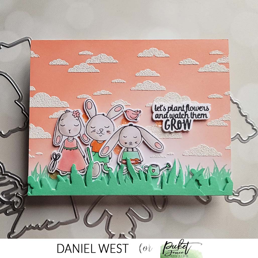 Chloe's Garden Twofer Design with a Fun Easter Palette - Picket Fence Studios