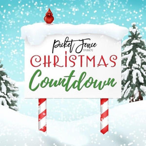 Christmas Countdown: Playful Christmas Card featuring JOY WORD DIE