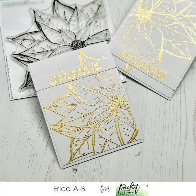 Clean And Simple, And FAST, Holiday Cards with Erica