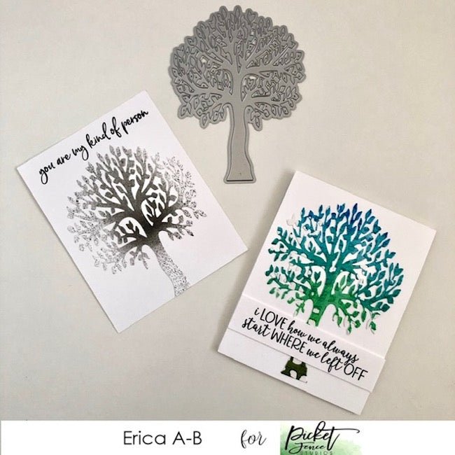 Clean And Simple Cards with Erica and A Tree - Picket Fence Studios