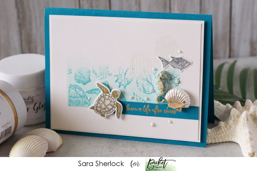Creating Dimensional Embellishments with Paper Glaze - Picket Fence Studios
