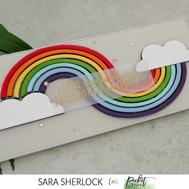Curvy Rainbow - Picket Fence Studios