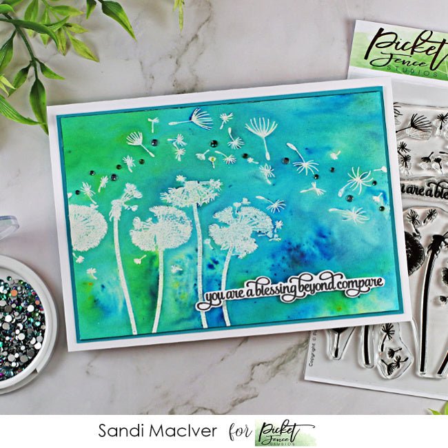 Dandelion Delight and Shimmer Powder - Picket Fence Studios