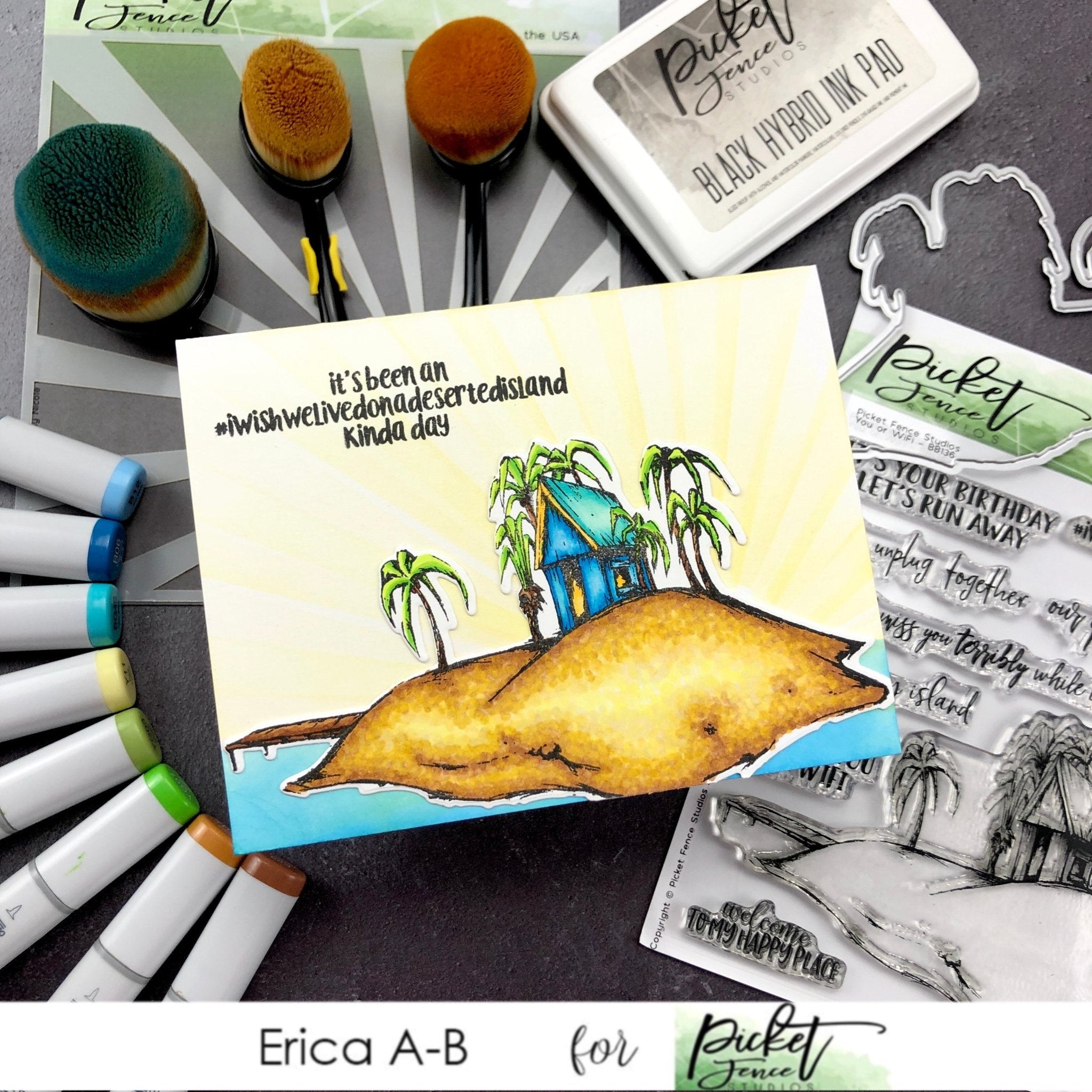 Dreaming Of A Deserted Island Vacay with Erica - Picket Fence Studios