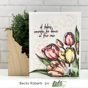 Early Tulip Bouquet Card