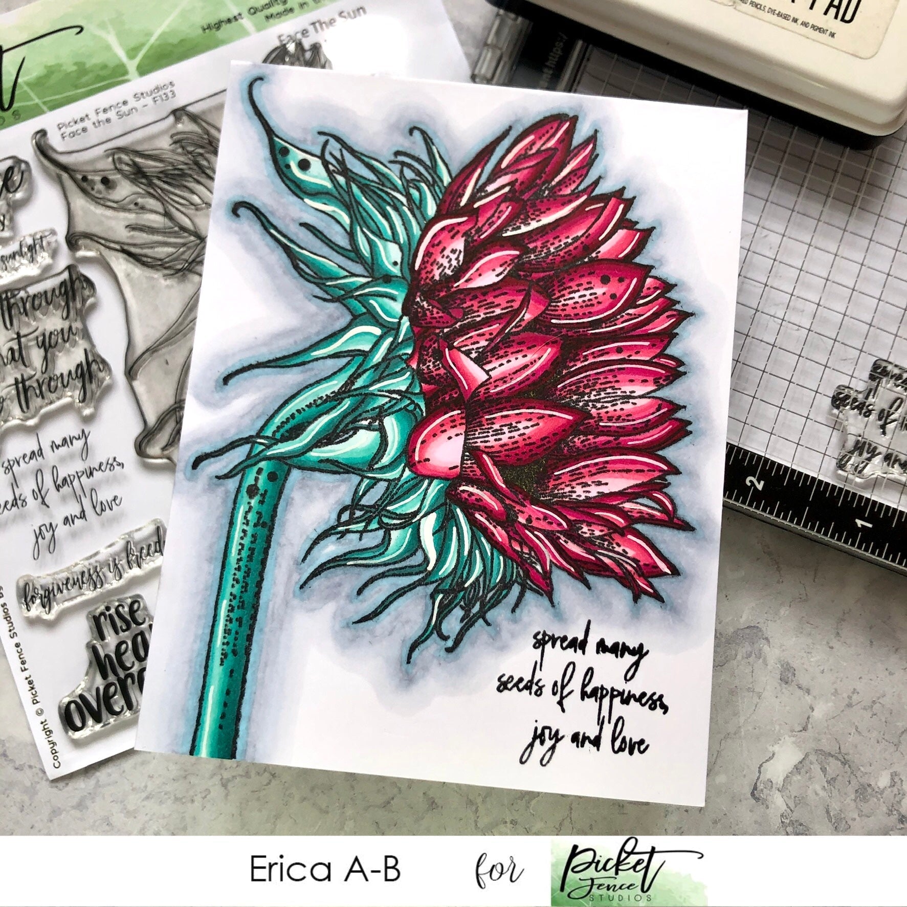 Face The Sun In Bright Colours with Erica - Picket Fence Studios