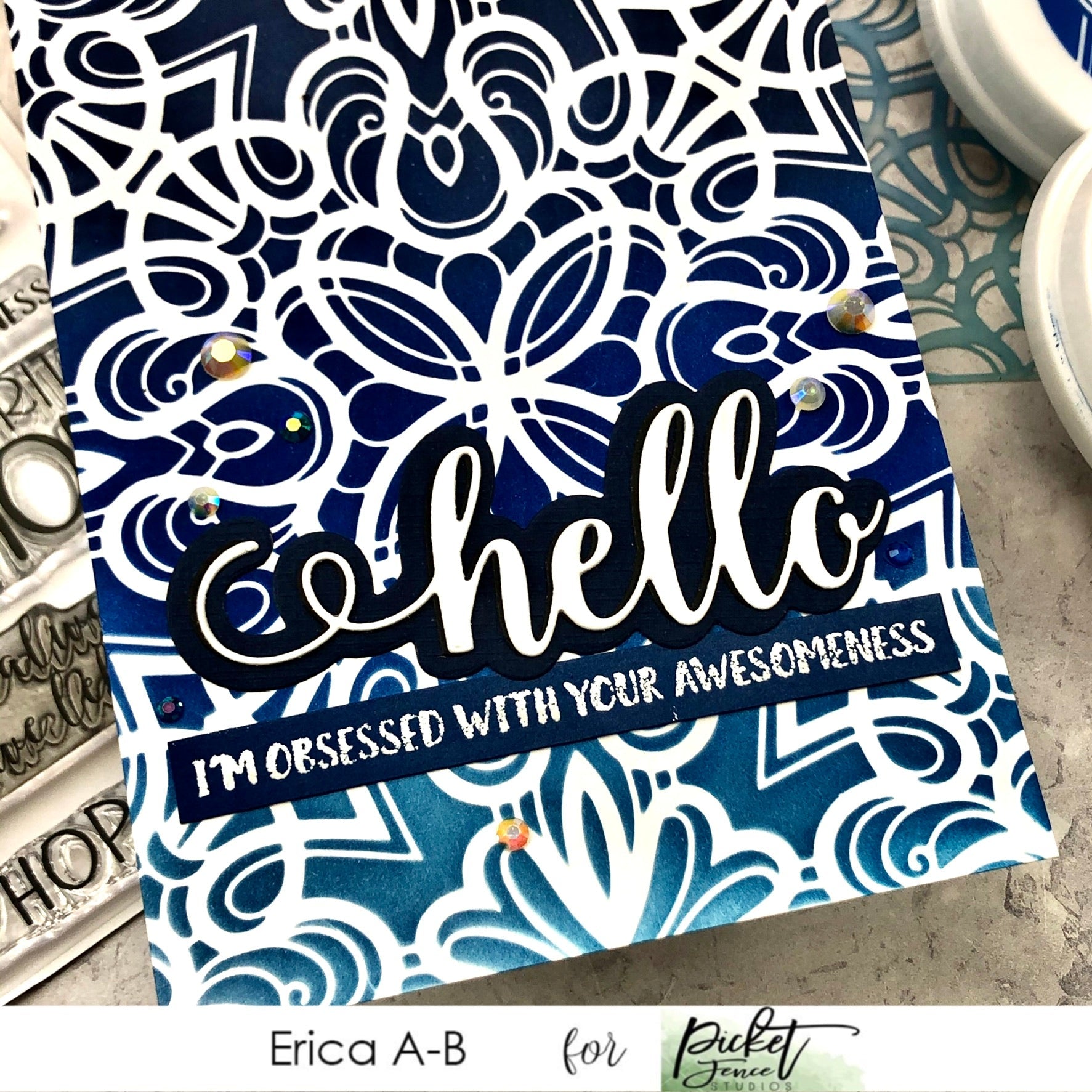Fancy Flourish Ink Blending with Erica - Picket Fence Studios