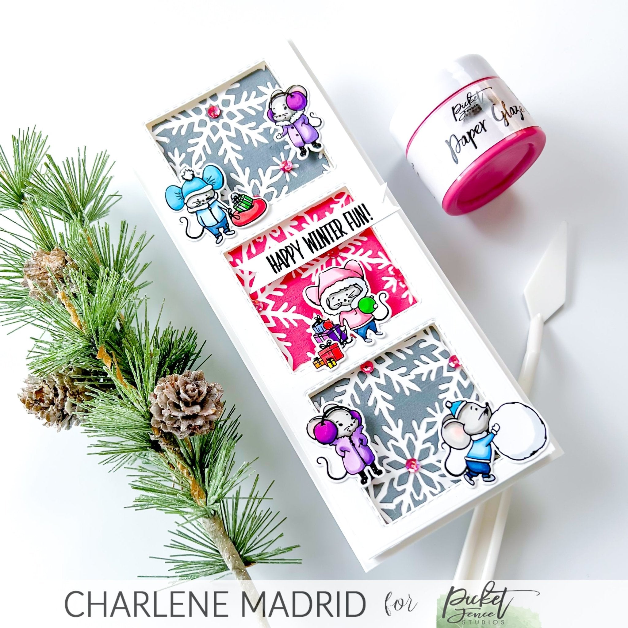 Fun and Festive with Frolicking Winter Friends - Picket Fence Studios