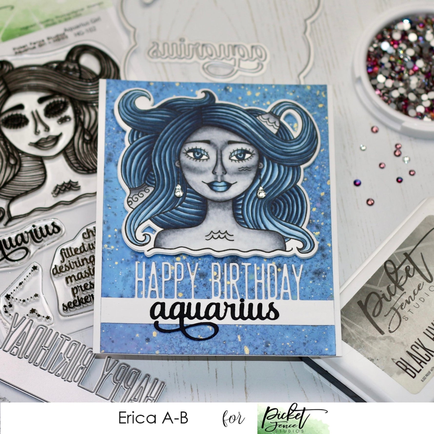 Happy Birthday Aquarius Girl with Erica - Picket Fence Studios