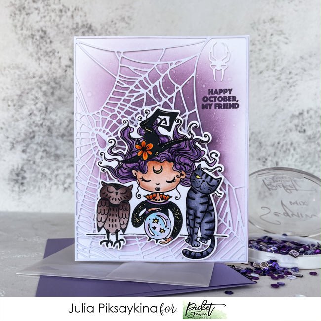Happy October My Friend with Julia - Picket Fence Studios