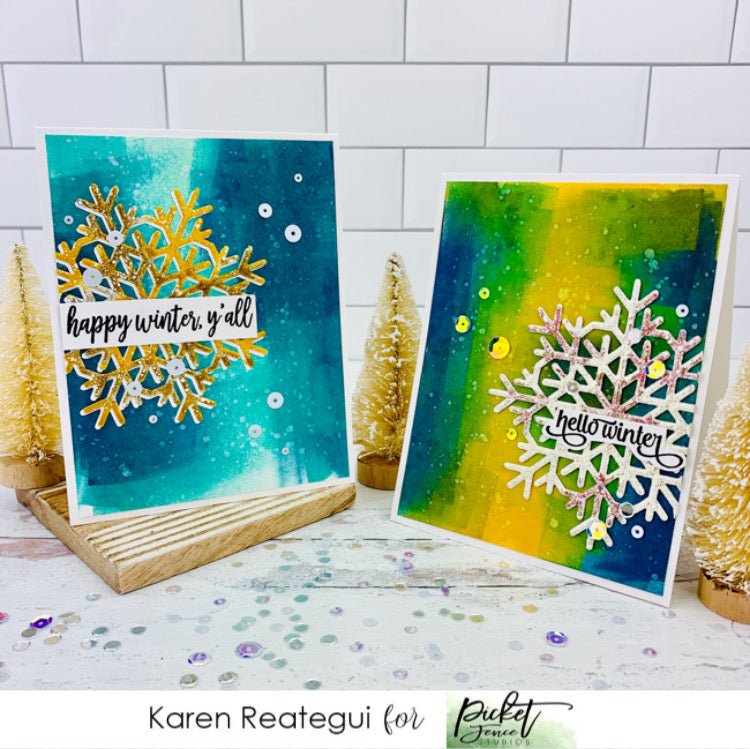 Happy Winter with Karen Reategui - Picket Fence Studios