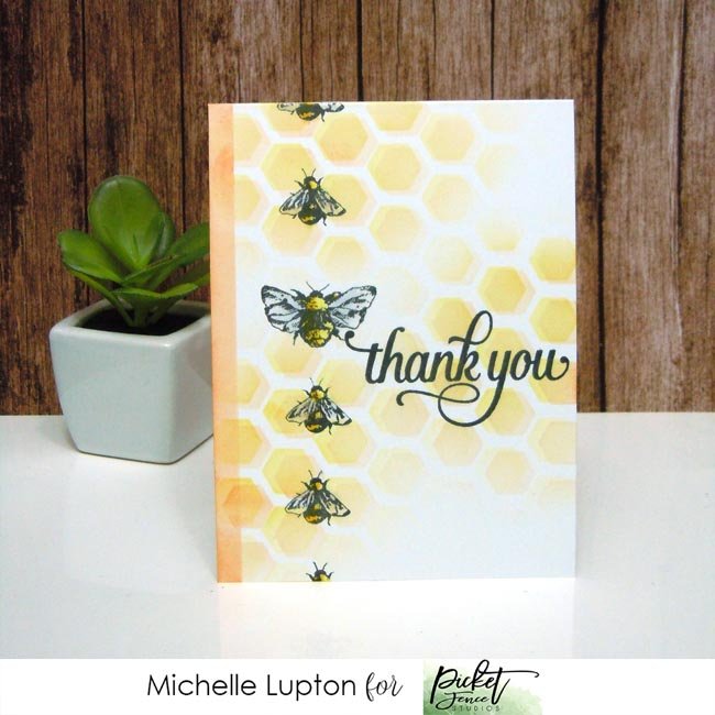 Honeycomb thanks with Michelle Lupton - Picket Fence Studios