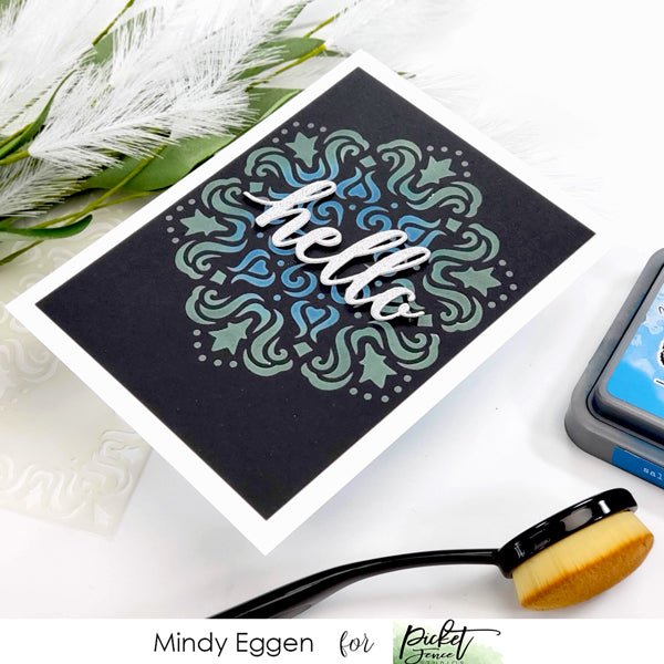 Ink Blending on Dark Card Stock with Mindy Eggen - Picket Fence Studios