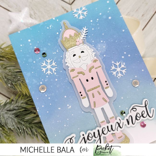 Joyeux Noel Nutcracker - Picket Fence Studios