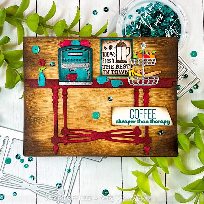 June New Release Day! - Espresso Bar Table Dies - Picket Fence Studios