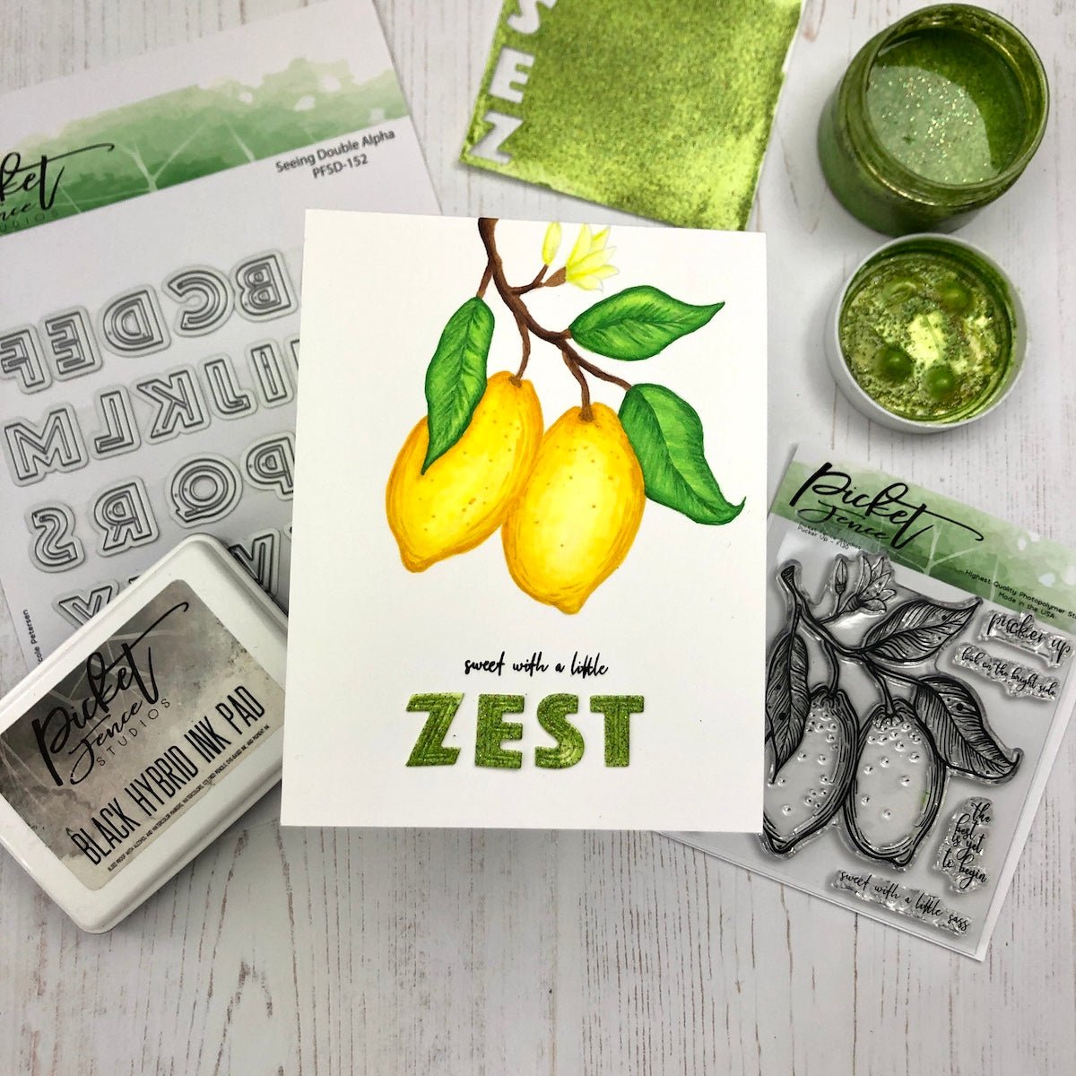 Let's Pucker Up No-line colouring! - Picket Fence Studios