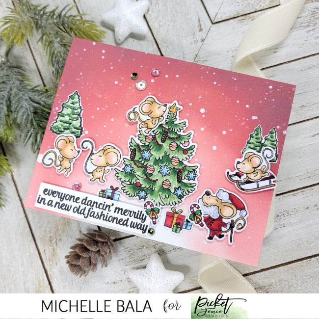 Let's Rock Around the Christmas Tree - Picket Fence Studios
