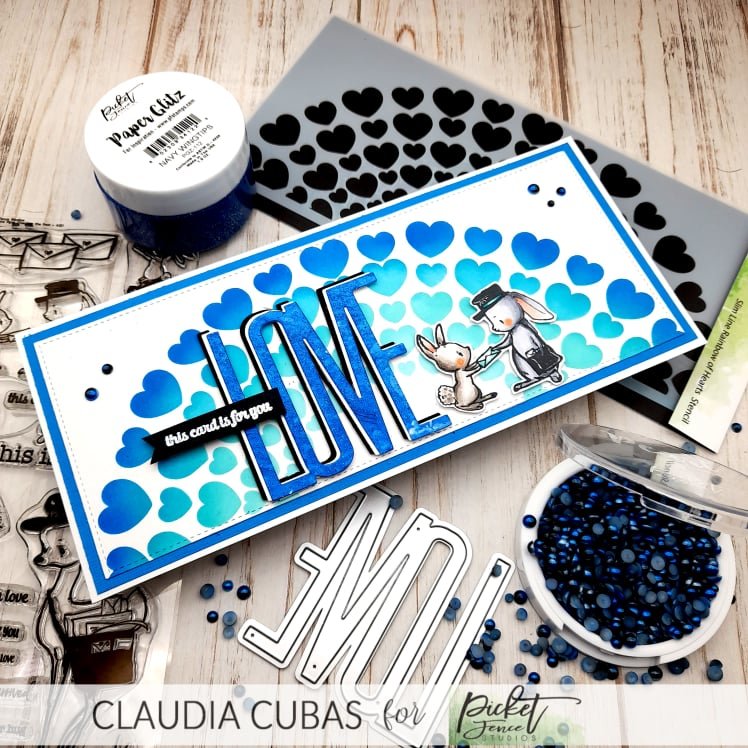 Love, this card is for you - Picket Fence Studios