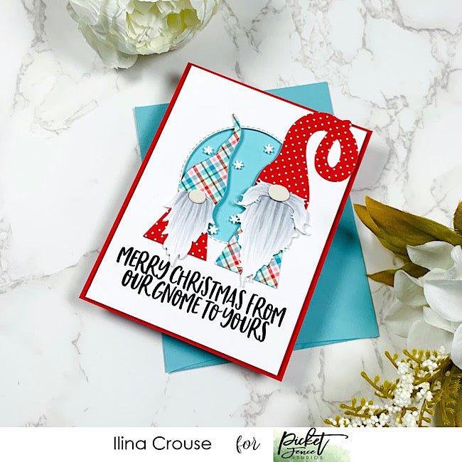 Merry Christmas from Our Gnome to Yours - Picket Fence Studios