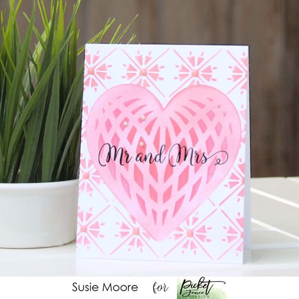Mr. and Mrs. with Susie Moore - Picket Fence Studios