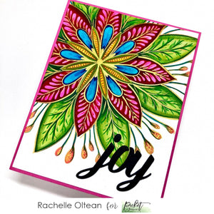 No-Line Watercolor Wreath with Rachelle