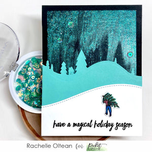 Northern Lights Magic with Paper Glaze Lux