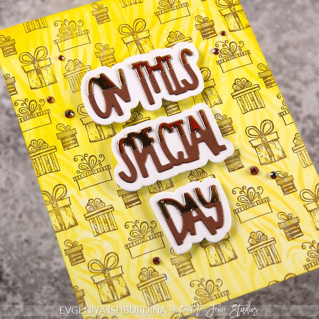 On This Special Day card - Picket Fence Studios