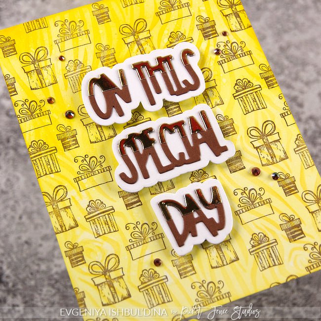 On This Special Day card